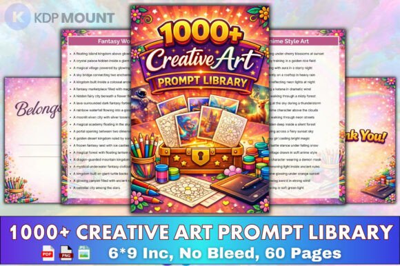 1000 Creative Art Prompt Library: Unlocking Endless Inspiration for Artists, Designers, and Creative Entrepreneurs