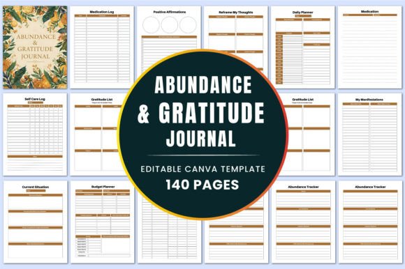 Abundance Gratitude Journal KDP Canva: Your Gateway to Intentional Living and Self-Publishing Success