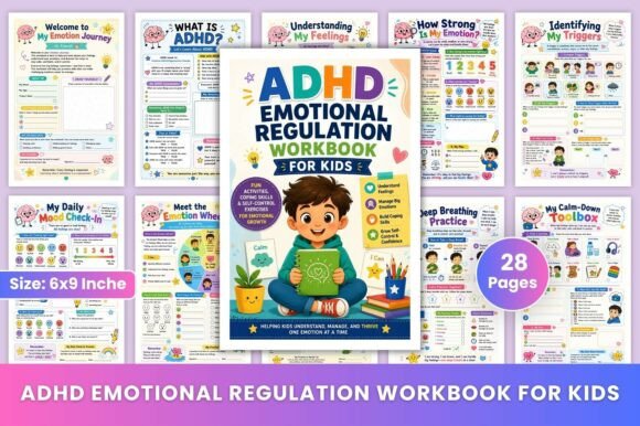 ADHD Emotional Regulation Workbook for Kids: A Practical Guide to Emotional Well-Being