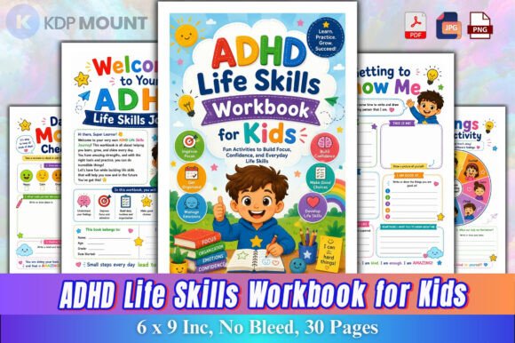 ADHD Life Skills Workbook for Kids: Building Confidence and Independence Through Structured Play