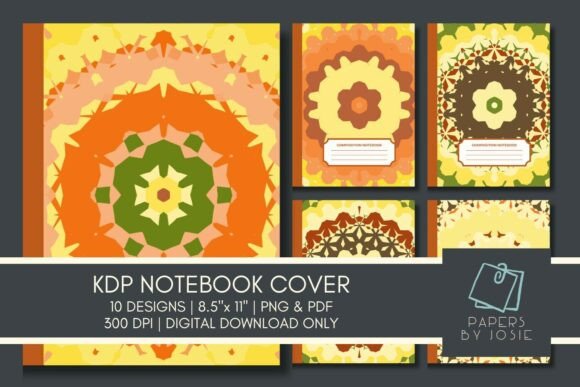 Autumn Mandala KDP Notebook Cover Designs for Every Creator