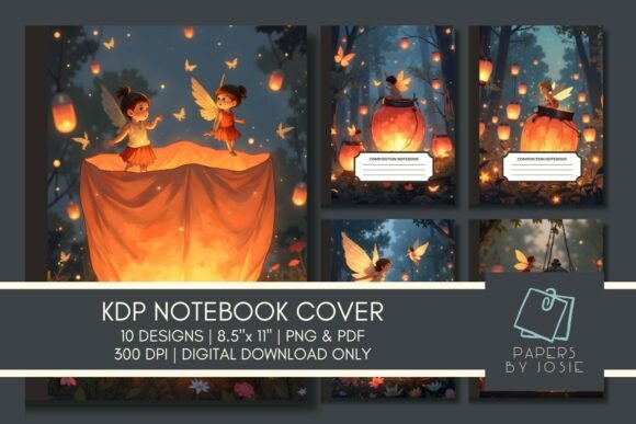 Beautiful Lantern KDP Notebook Covers