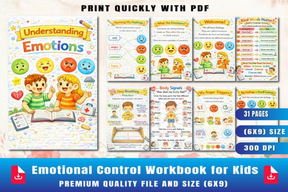 Building Emotional Resilience with the Emotional Control Workbook for Kids