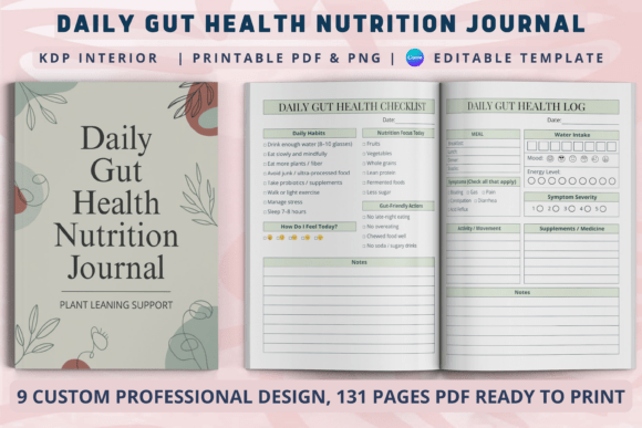 Daily Gut Health Nutrition Journal: A Strategic Tool for Digestive Wellness