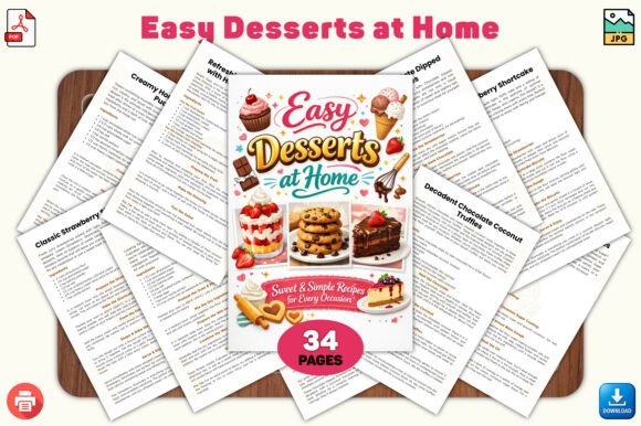 Easy Desserts at Home: Simple Sweet Recipes for Every Kitchen