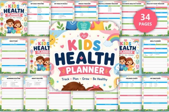 Kids Health Planner: A Complete Wellness System for Growing Children