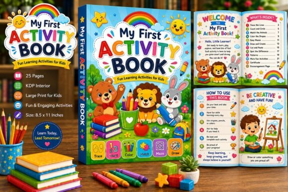 My First Activity Book: Early Learning Fun