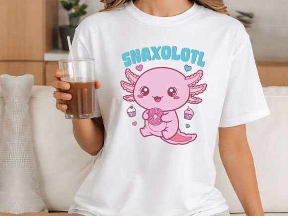 Snaxolotl Cute Axolotl Design for KDP Publishing