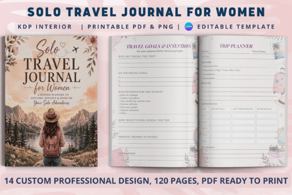 Solo Travel Journal for Women