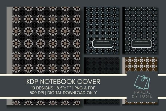 The Black Gray KDP Notebook Cover: A Design Strategy for Serious Sellers