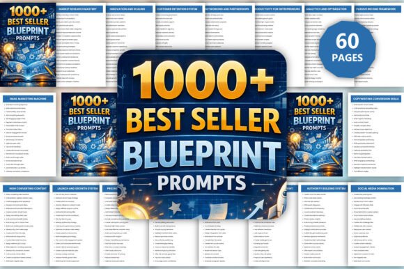 The Ultimate Guide to AI-Driven Business Building with the 1000 Best Seller Blueprint Prompts System